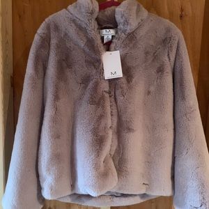 Faux fur jacket